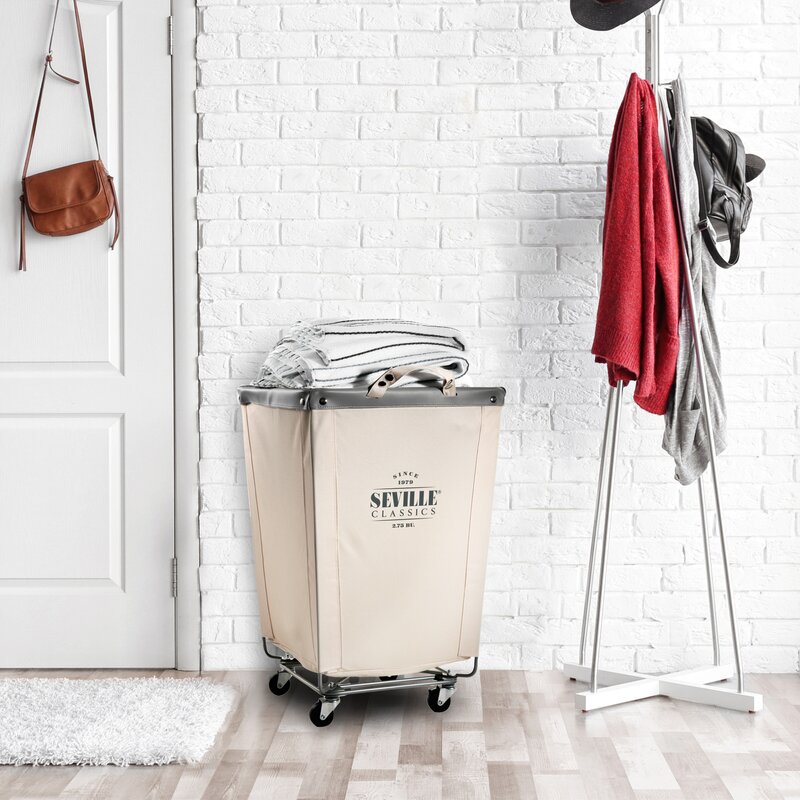 Rolling outlet Laundry Sorters with Removable Canvas Bags